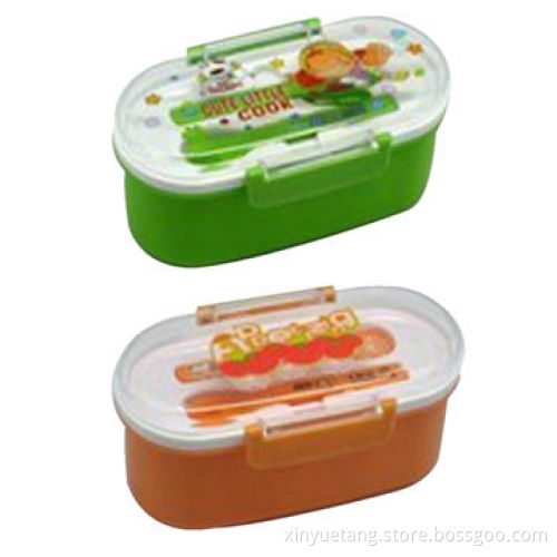 Plastic lunch box with compartments/kids lunch box/wholesale lunch boxes, sized 18*10.5*9cmNew